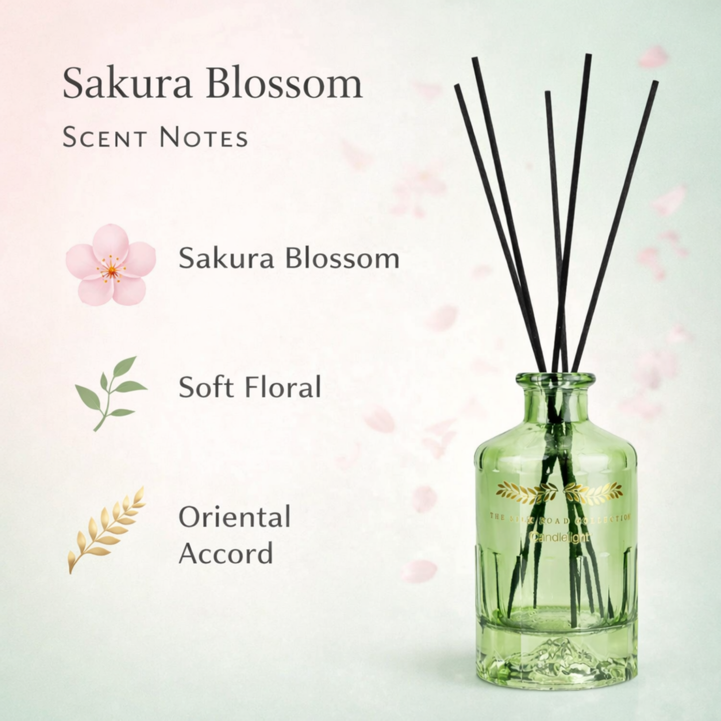 Luxury Cherry Blossom Scent Reed Diffuser