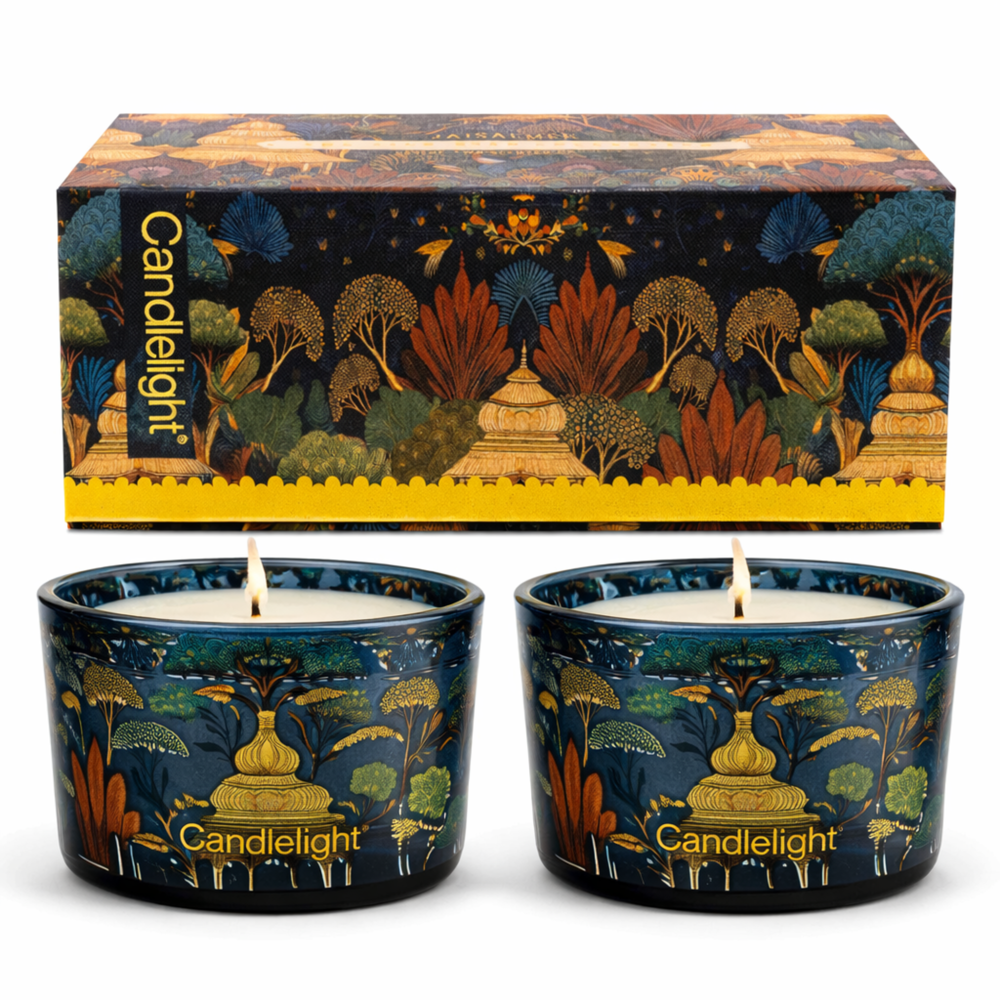 Kashmir Pear & Fig Scented Candle Gift