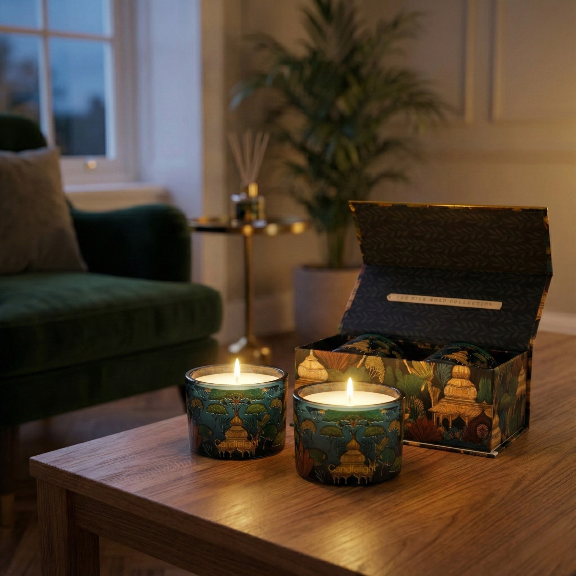 Kashmir Pear & Fig Scented Candle Gift