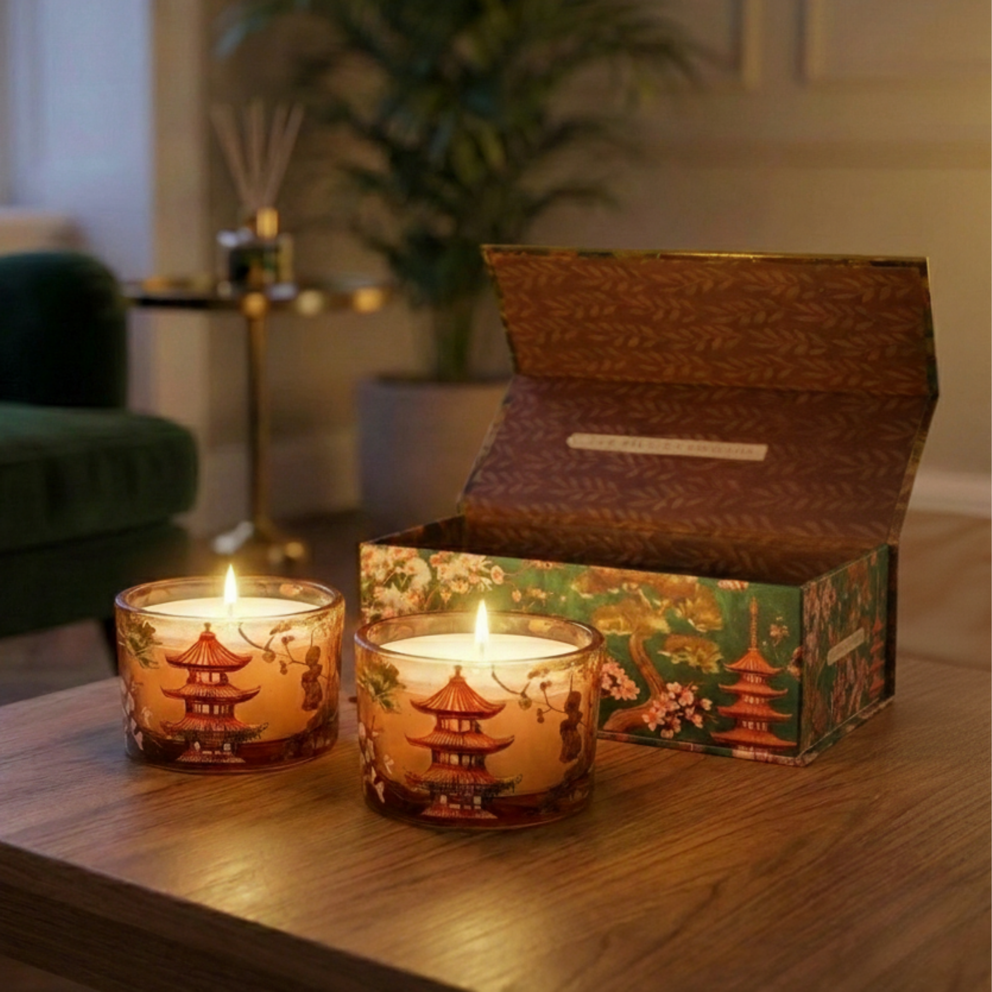 Moroccan Cinnamon Scented Candle Gift Set