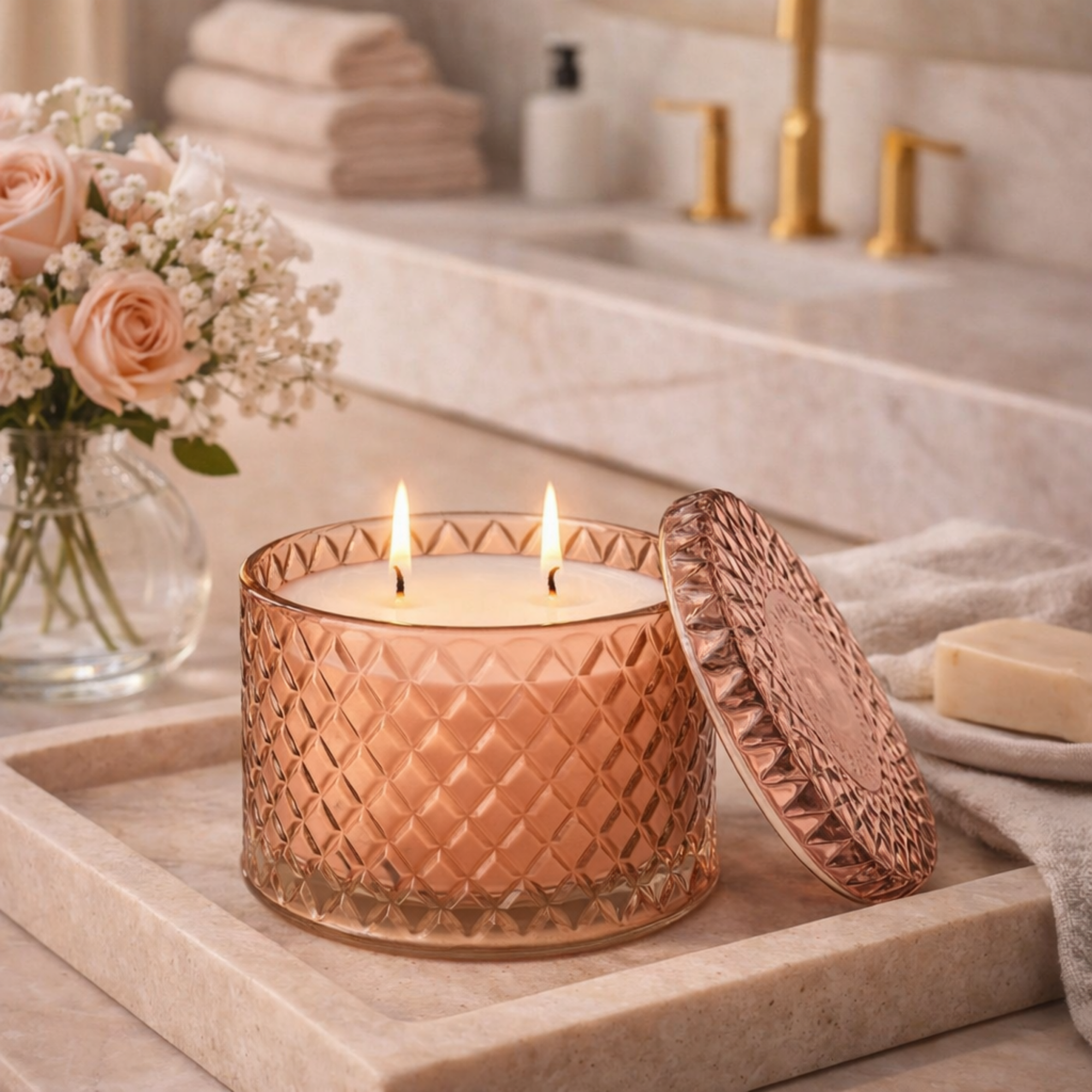 Pomegranate & Cassis Scented Candle