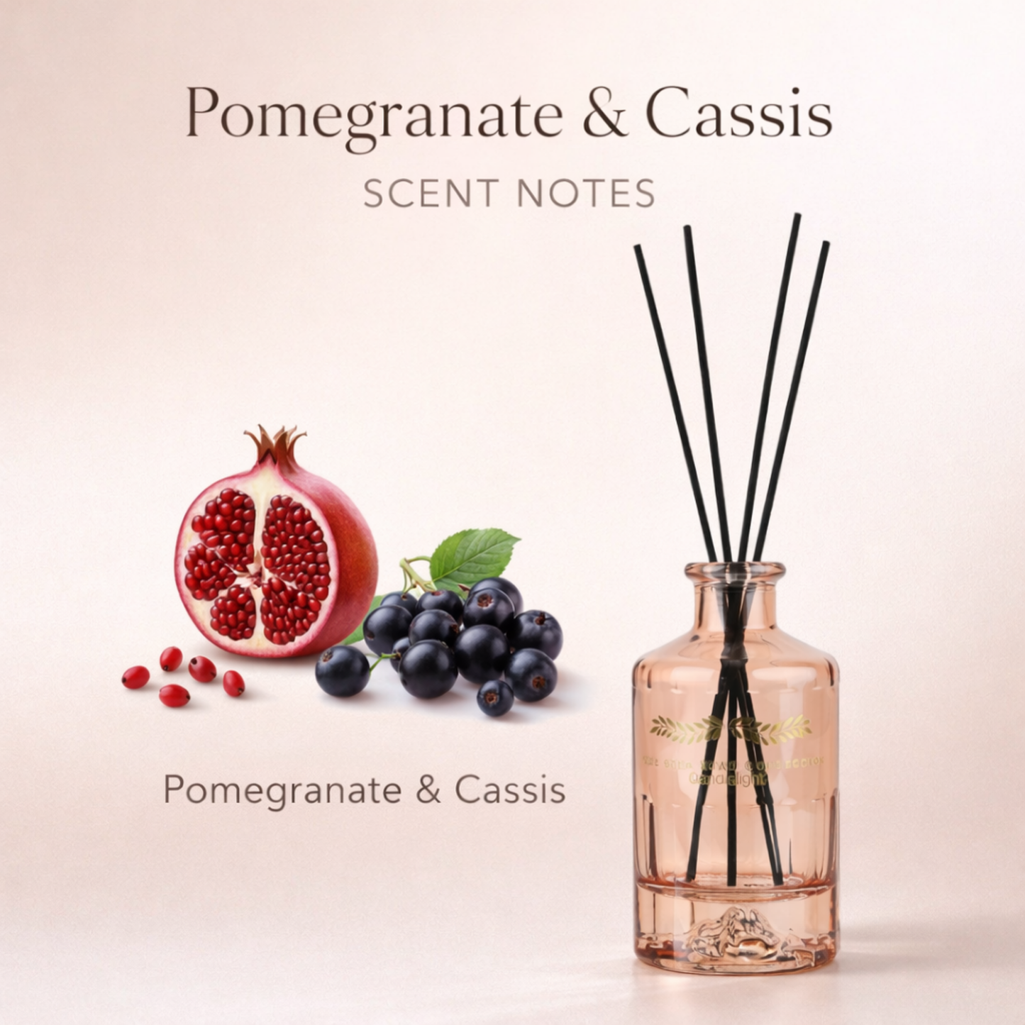 Luxury Pomegranate & Cassis Reed Diffuser