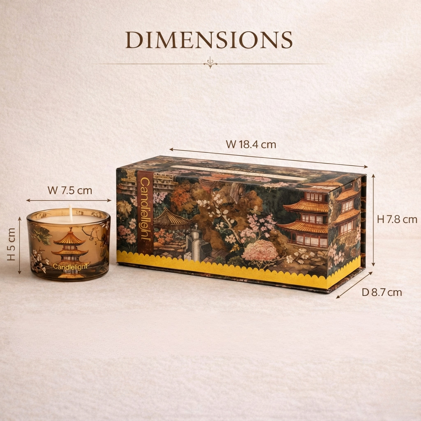 Moroccan Cinnamon Scented Candle Gift Set