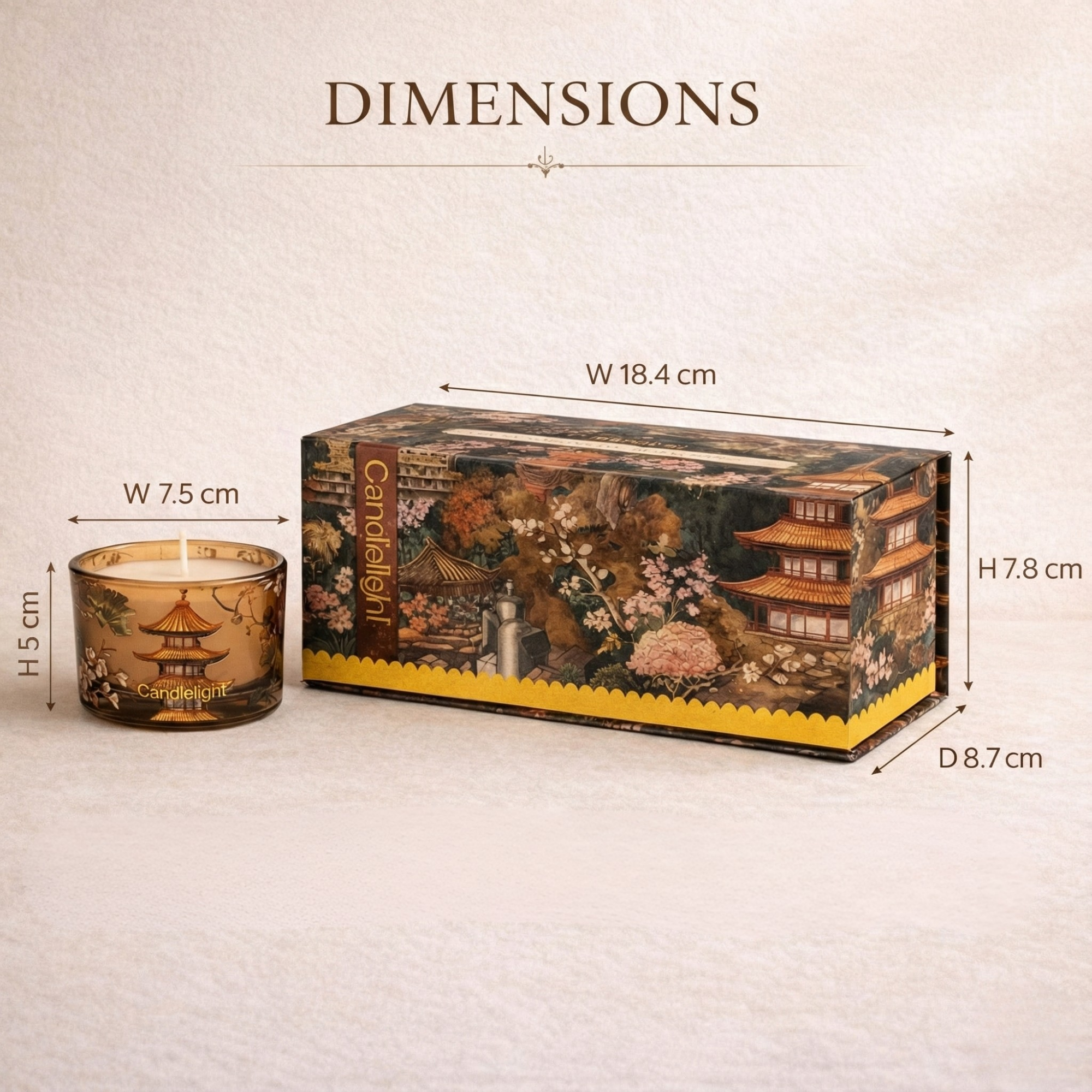 Moroccan Cinnamon Scented Candle Gift Set