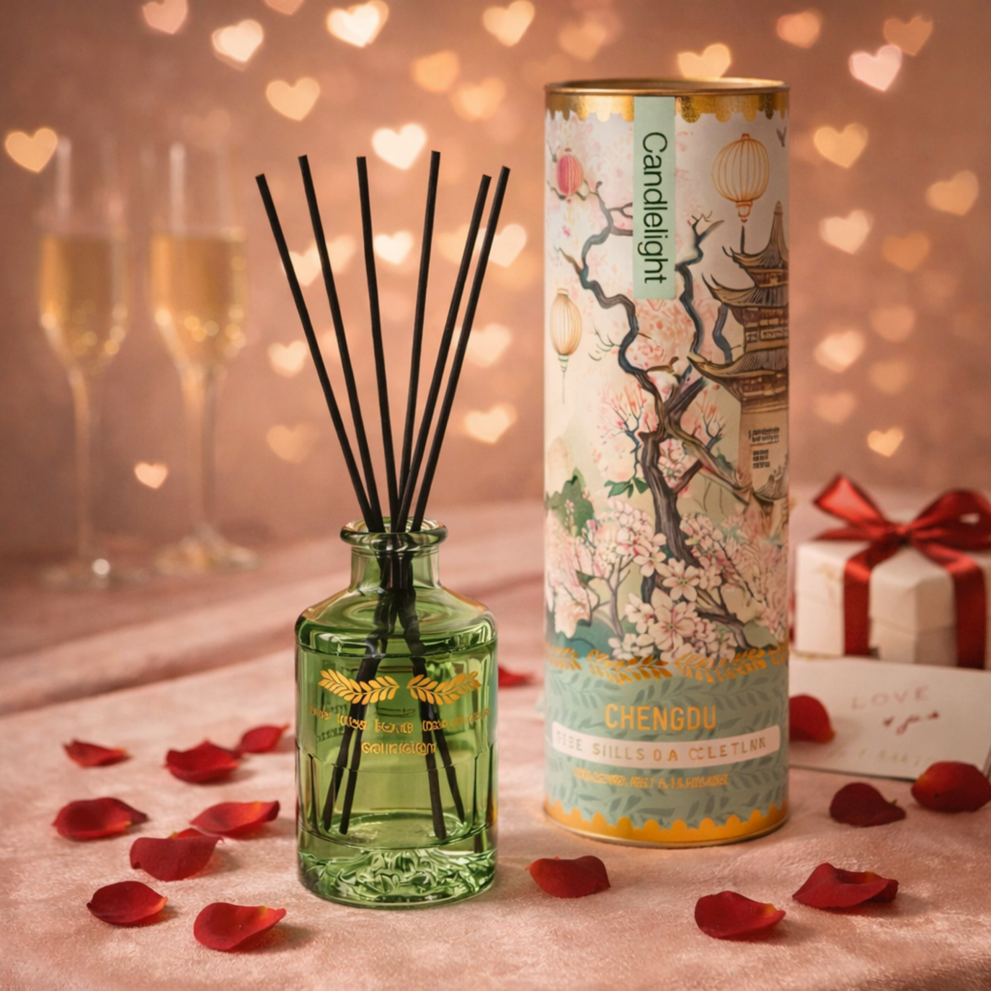 Luxury Cherry Blossom Scent Reed Diffuser